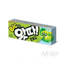 Lotte Whatta Chewing gum green grapes, 23 gr.
