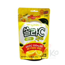 Korea Eundan, Solar - C Gummy, витамин С со вкусом лимона, 50 г
