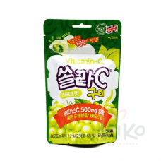 Korea Eundan, Solar - C Gummy, витамин С со вкусом винограда, 50 г