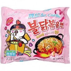 SAMYANG Buldak Bokkeum Myeon Carbonara Spicy Chicken Ramen with Carbonara Flavor 130 gr