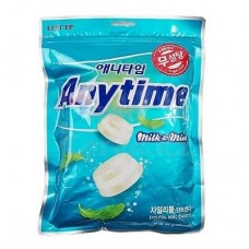 Lotte Anytime Sugar-free mint caramel, 74 gr