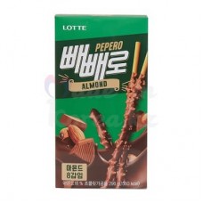 Lotte Шоколадные палочки Пеперо Almond, 52 гр.