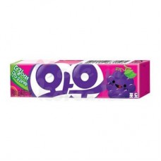 Chewing gum with grape flavor, 21 gr